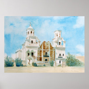 Póster Misión San Xavier del Bac