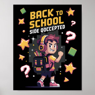 Póster Misión Secundaria Ck To School Aceptada Jugador 1