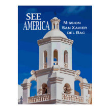 Misión "See America" San Xavier Poster