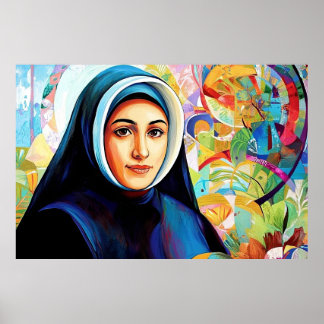 Póster Misionero fiel: Duchens filipinos de Santa Rosa