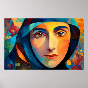 Póster Misionero radiante: Saint Frances Xavier Cabrini