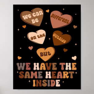 Póster Mismo Corazón Mes de la Historia Afroamericana Wo