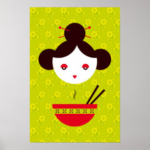 Póster Miso chica