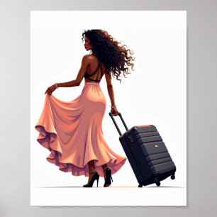 Póster Miss áfrica