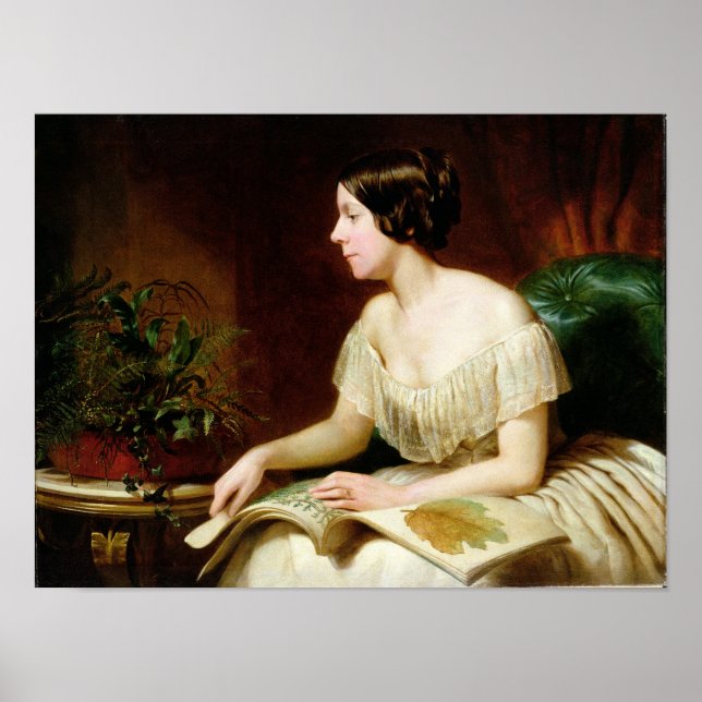 Póster Miss Anne Pratt, la famosa botánica (Frente)