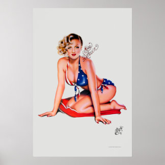 Póster Miss Behavin' por Elizabeth Austin Poster