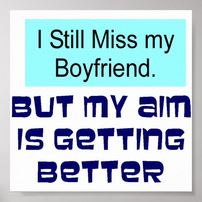 Póster Miss Boyfriend (Frente)