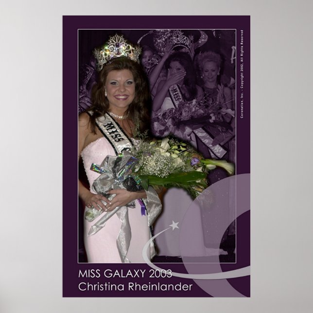 Póster Miss Galaxy 2003 (Frente)