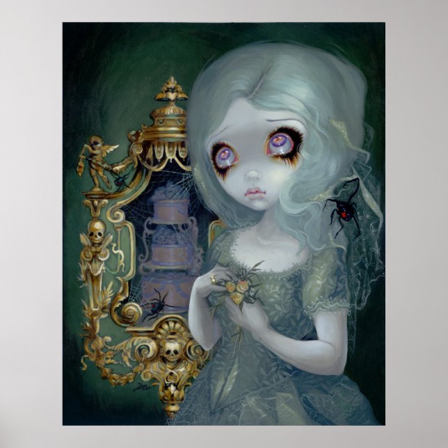 Póster Miss Havisham ART PRINT Gothic Grandes Expectativa (Frente)