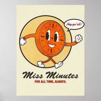 Póster Miss Minutos