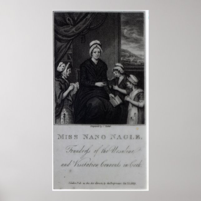 Póster Miss Nano Nagle, 1809 (Frente)