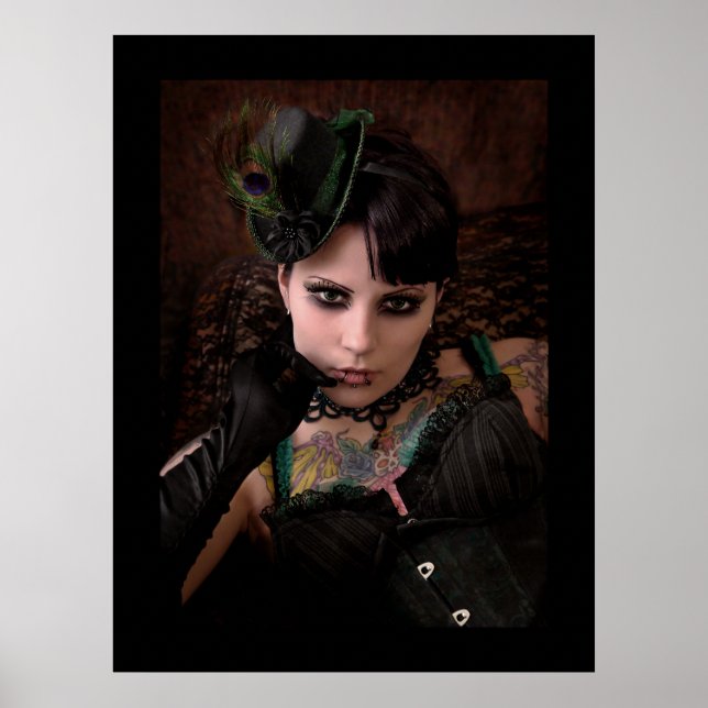 Póster Miss Peacock - Imprimir (borde plano) (Frente)