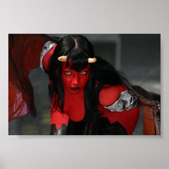 Póster Miss Rosa Noir como Poster "Purgatori" (Frente)