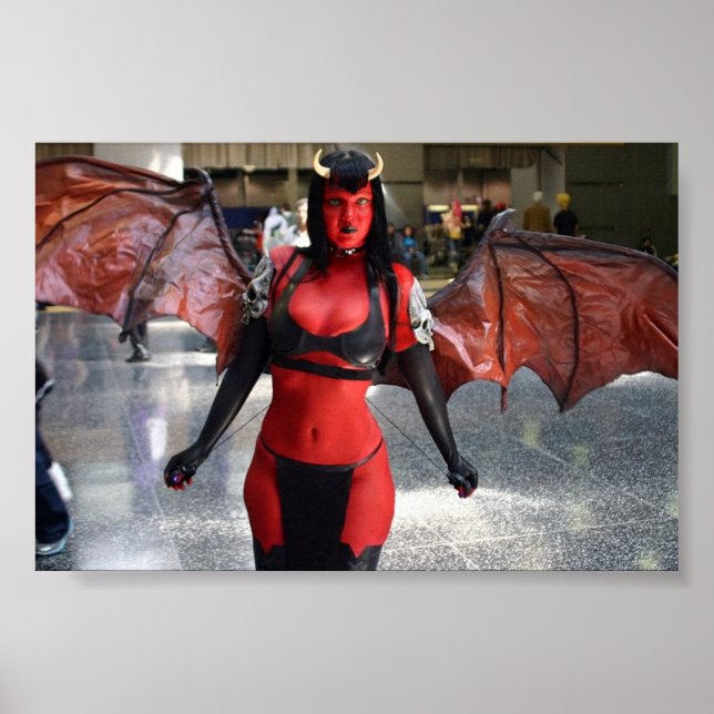 Póster Miss Rosa Noir como "Purgatori" con envergadura de (Frente)