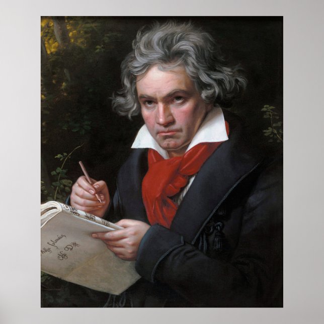 Póster Missa Solemnis: Música clásica de Ludwig Beethoven (Frente)