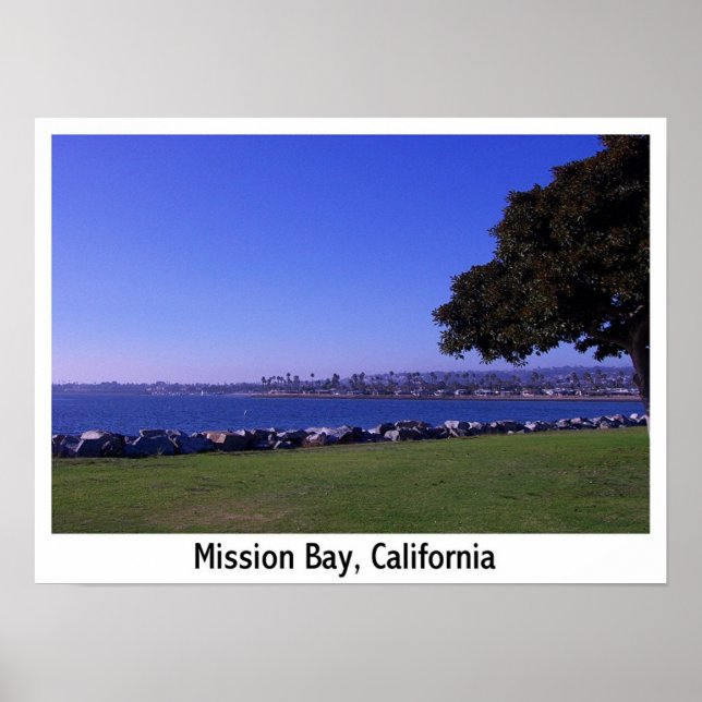 Póster Mission Bay, California (Frente)