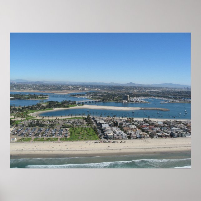 Póster Mission Bay, California (Frente)