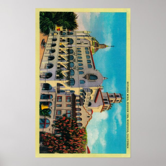 Póster Mission Inn, Rotunda WingRiverside, CA (Frente)