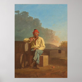 Póster Mississippi Boatman George Bingham Bella Artes Pos