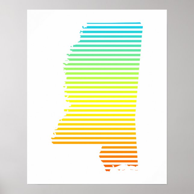 Póster mississippi chill fade (Frente)