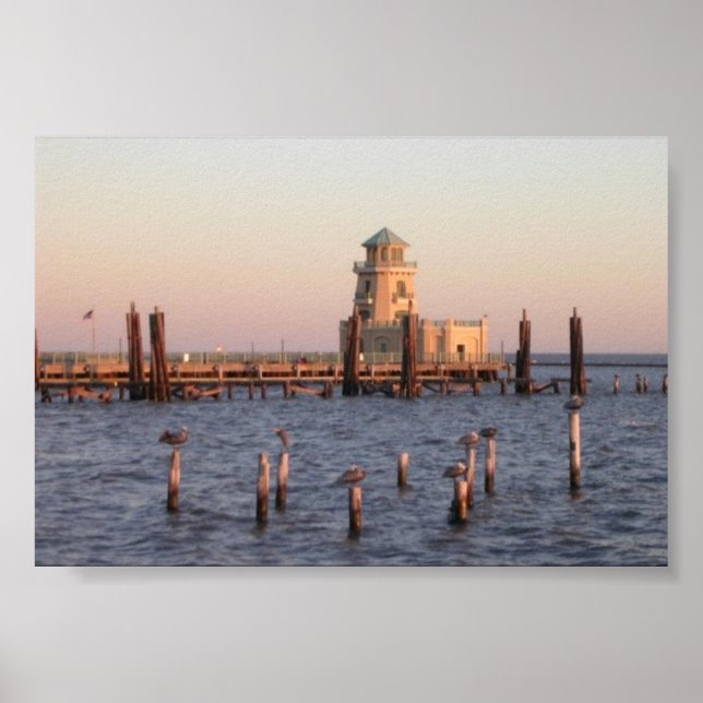 PÓSTER "MISSISSIPPI COSTA DEL GOLFO" (Frente)