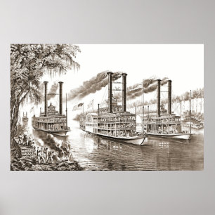 Póster Mississippi defiende 1866