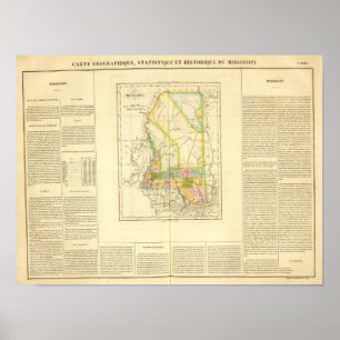 Póster Mississippi los E.E.U.U.