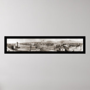 Póster Missoula, foto 1922 de la TA