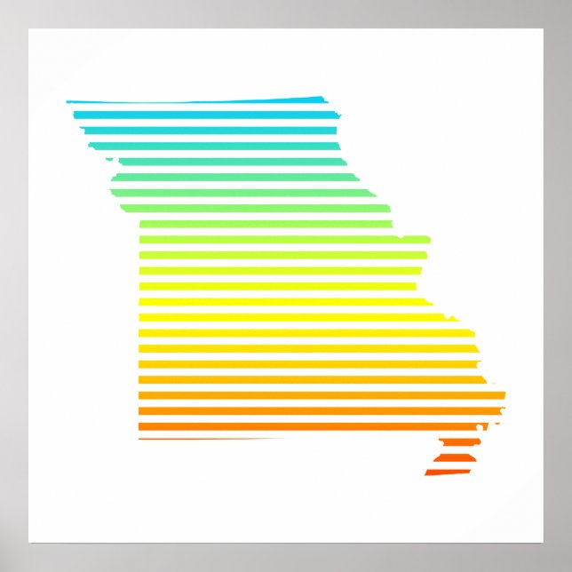 Póster missouri chill fade (Frente)