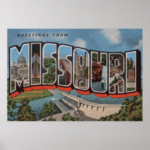 Póster Missouri (opinión) de la presa - escenas grandes