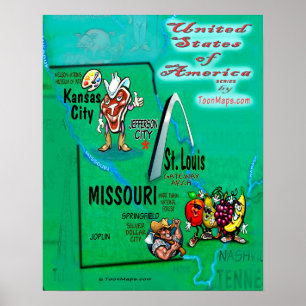 Póster Missouri USA