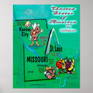 Póster Missouri USA