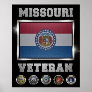 Póster Missouri Veteran poster