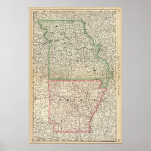 Póster Missouri y Arkansas