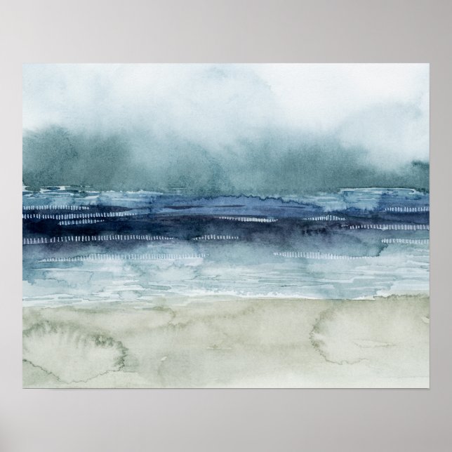 Póster Mist de Mariner - Línea costera (Frente)