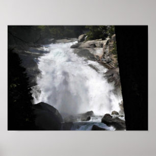 Póster Mist Falls, Parque Nacional del Cañón del Rey, CA
