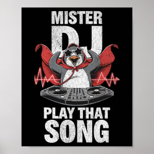 Póster Mister Dj Juega Esa Canción De La Divertida Juvent