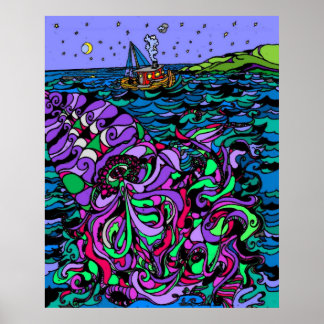 Póster Misterio de los océanos