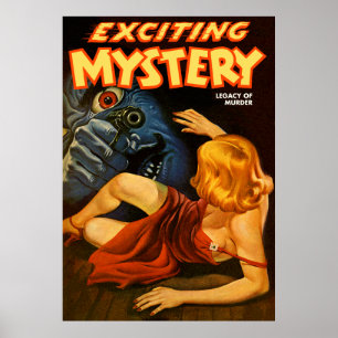 Póster Misterio emocionante