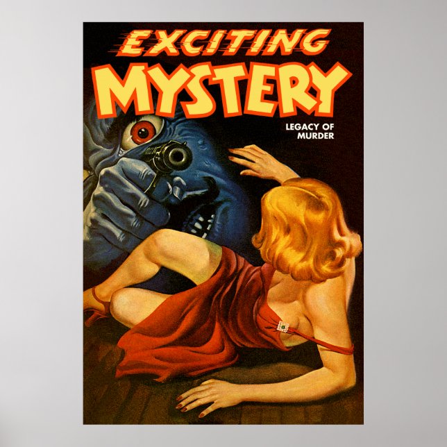 Póster Misterio excitante (Frente)