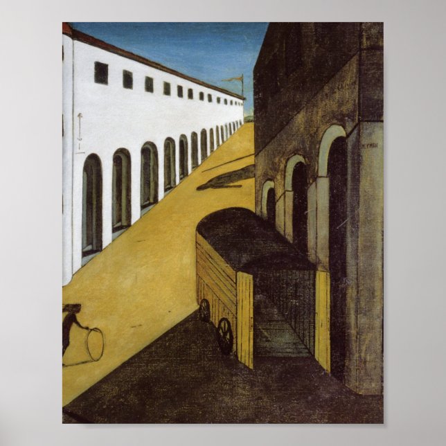 Póster Misterio Y Melancolía De Giorgio De Chirico (Frente)