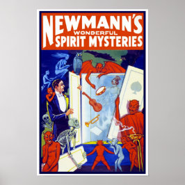 Póster Misterios Maravillosos del Espíritu, 1911. Mago An