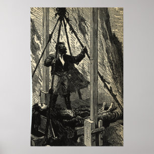 Póster Misteriosa Isla, Julio Verne La Isla Misteriosa