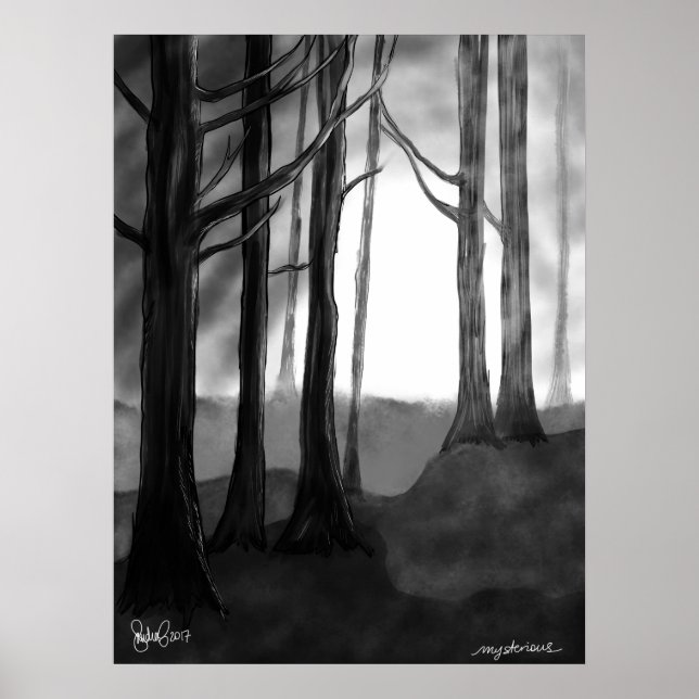 Póster Misterioso (Frente)