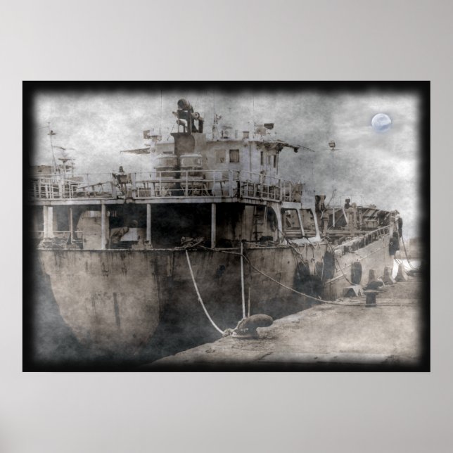 Póster Misterioso barco fantasma (Frente)