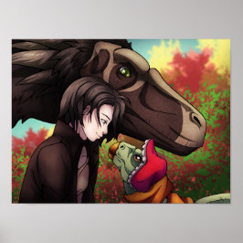 Póster Misteriosos amigos forestales