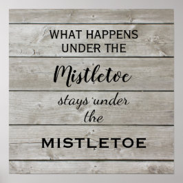 Póster Mistletoe Holiday