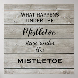 Póster Mistletoe Holiday
