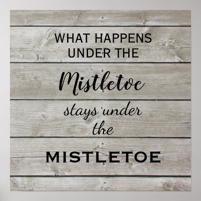 Póster Mistletoe Holiday (Frente)