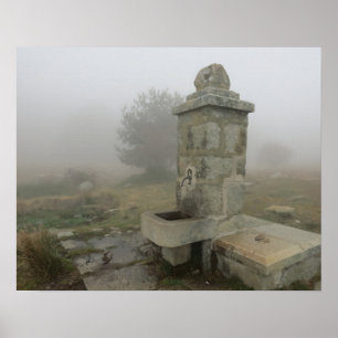Póster Misty Fountain